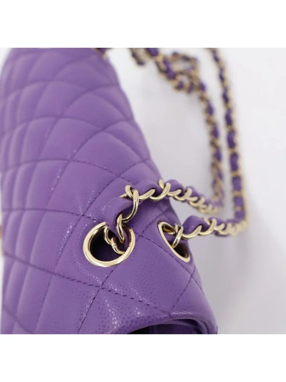 Chanel Cabiskin Quilted Chain Shoulder Bag
